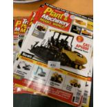A COLLECTION OF PLANT AND MACHINERY MODEL WORLD MAGAZINES