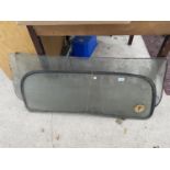 TWO VINTAGE VEHICLE WINDSCREENS