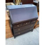 A STAG MINSTREL BUREAU, 30" WIDE