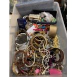 A LARGE ASSORTMENT OF COSTUME JEWELLERY