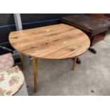 A RETRO DINETTE DROP LEAF KITCHEN TABLE