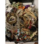 A LARGE ASSORTMENT OF COSTUME JEWELLERY