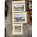 FIVE VARIOUS PRINTS - TWO OF BATEMILL, CROWN OF GOOSTREY ETC