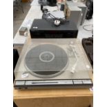 A JVC RECORD PLAYER WITH CASE