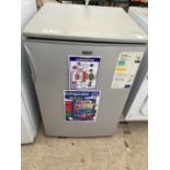 A SILVER LEC UNDER COUNTER FRIDGE BELIEVED IN WORKING ORDER BUT NO WARRANTY