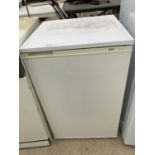 A WHITE LEC UNDER COUNTER FRIDGE BELIEVED IN WORKING ORDER BUT NO WARRANTY