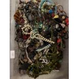 A VERY LARGE ASSORTMENT OF COSTUME JEWELLERY