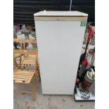 A HOTPOINT ICED DIAMOND TALL FREEZER - IN W/O BUT NO WARRANTY