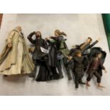 A SELECTION OF LORD OF THE RINGS CHARACTER FIGURES