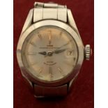 A TUDOR PRINCESS LADIES OYSTER DATE ROLEX WATCH TO INCLUDE A PLASTIC FACE