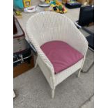 A LLOYD LOOM ARMCHAIR