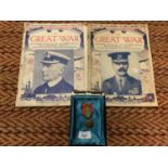 AN ITALIAN MOTHERS MEDAL TOGETHER WITH TWO GREAT WAR MAGAZINES