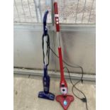 A BISSELL BAGLESS HOOVER AND A H2O MOP BELIEVED IN WORKING ORDER BUT NO WARRANTY