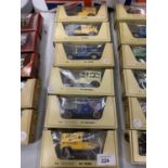 SIX BOXED MODELS OF YESTERYEAR VANS