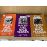 THREE HAIG RACES AND RACE HORSES BOOKS FROM 1981-1983
