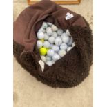 A BAG OF GOLF BALLS