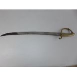 A H AND R.BOKER FRENCH INFANTRY SABRE BRIQUETTE, 60CM CURVED BLADE