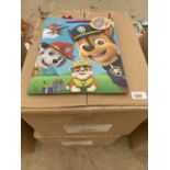 TWO BOXES TO CONTAIN 216 NEW PAW PATROL GIFT BAGS