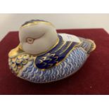 A ROYAL CROWN DERBY DUCK WITH STOPPER