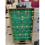 A TABLE TOP TABLE FOOTBALL GAME