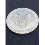 A 2002 SILVER 1oz LIBERTY COIN