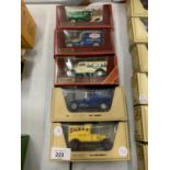 A COLLECTION OF 'MATCHBOX' BRANDED MODELS OF YESTERYEAR TO INCLUDE AN 'EVER READY' TALBOT VAN AND