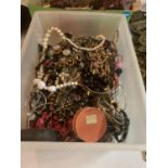 A LARGE QUANTITY OF COSTUME JEWELLERY