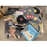 A LARGE QUANTITY OF VARIOUS L.P. RECORDS, MIXED GENRE