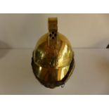 A BRASS COPY NEW SOUTH WALES FIRE BRIGADE HELMET