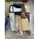 VARIOUS AUTO SPARES - MIRRORS, SEAT COVERS ETC