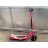 A RAZOR ELECTRIC SCOOTER, NO CHARGER