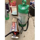 A FOOT PUMP AND A SPRAYER