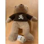 A STEIFF 2009 BEAR WITH BROWN JUMPER