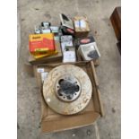 VARIOUS AUTO SPARES - BRAKE DISCS, BRAKE PADS ETC