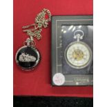 TWO MODERN POCKET WATCHES