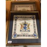 TWO MACCLESFIELD SILK HANDKERCHIEFS 1953 CORONATION AND 700TH ANNIVERSARY CHARTER