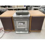 A PANASONIC RADIO AND CD PLAYER COMBINATION