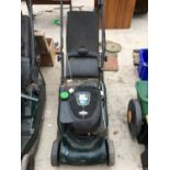 A HAYTER HARRIER 41 PETROL LAWN MOWER WITH A BRIGGS & STRATTON ENGINE