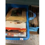 A LARGE ASSORTMENT OF RECORDS TO INCLUDE 'STREISAND' AND 'MACK AND MABEL'