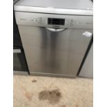 A SILVER BOSCH 6L DISHWASHER BELIEVED IN WORKING ORDER BUT NO WARRANTY