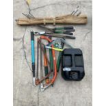VARIOUS TOOLS - BOW SAWS, LOPPERS ETC