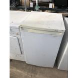 A WHITE UNDER COUNTER PROLINE FREEZER BELIEVED IN WORKING ORDER BUT NO WARRANTY