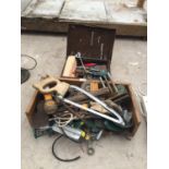 VARIOUS TOOLS -AXE, SAWS ETC