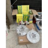 VARIOUS AUTO SPARES - BRAKE DISCS AND OIL FILTERS