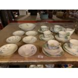 A SELECTION OF CERAMIC TEA WARE DEPICTING SWALLOWS