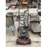 A MOUNTFIELD SP184 SELF PROPELLED LAWN MOWER WITHOUT GRASS BOX TO INCLUDE A BLACK AND DECKER