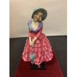 A ROYAL DOULTON FIGURINE PRICILLA HN 1340 WITH ROYAL DOULTON BACKSTAMP 11 INDICATING 1938