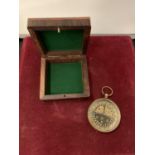 A COMPASS TO INCLUDE A WOODEN PRESENTATION BOX