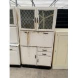 A 1950'S VINTAGE KITCHEN CABINET