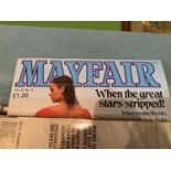 A SELECTION OF 'MAYFAIR' MAGAZINES VARIOUS COPIES FROM VOLUMES 17 - 20